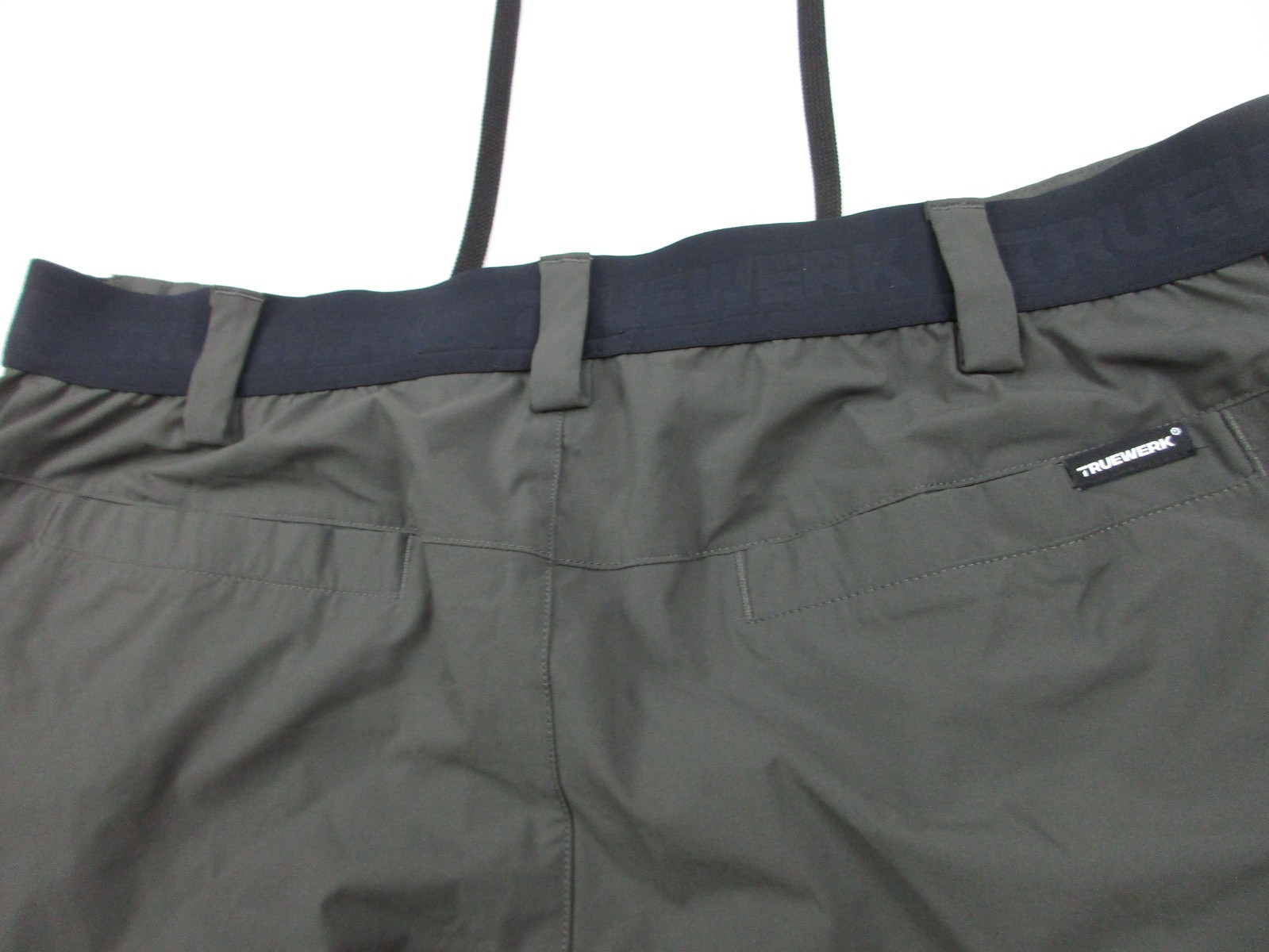 Mens XL Truewerk Pants Cloud polyester gray lightweight