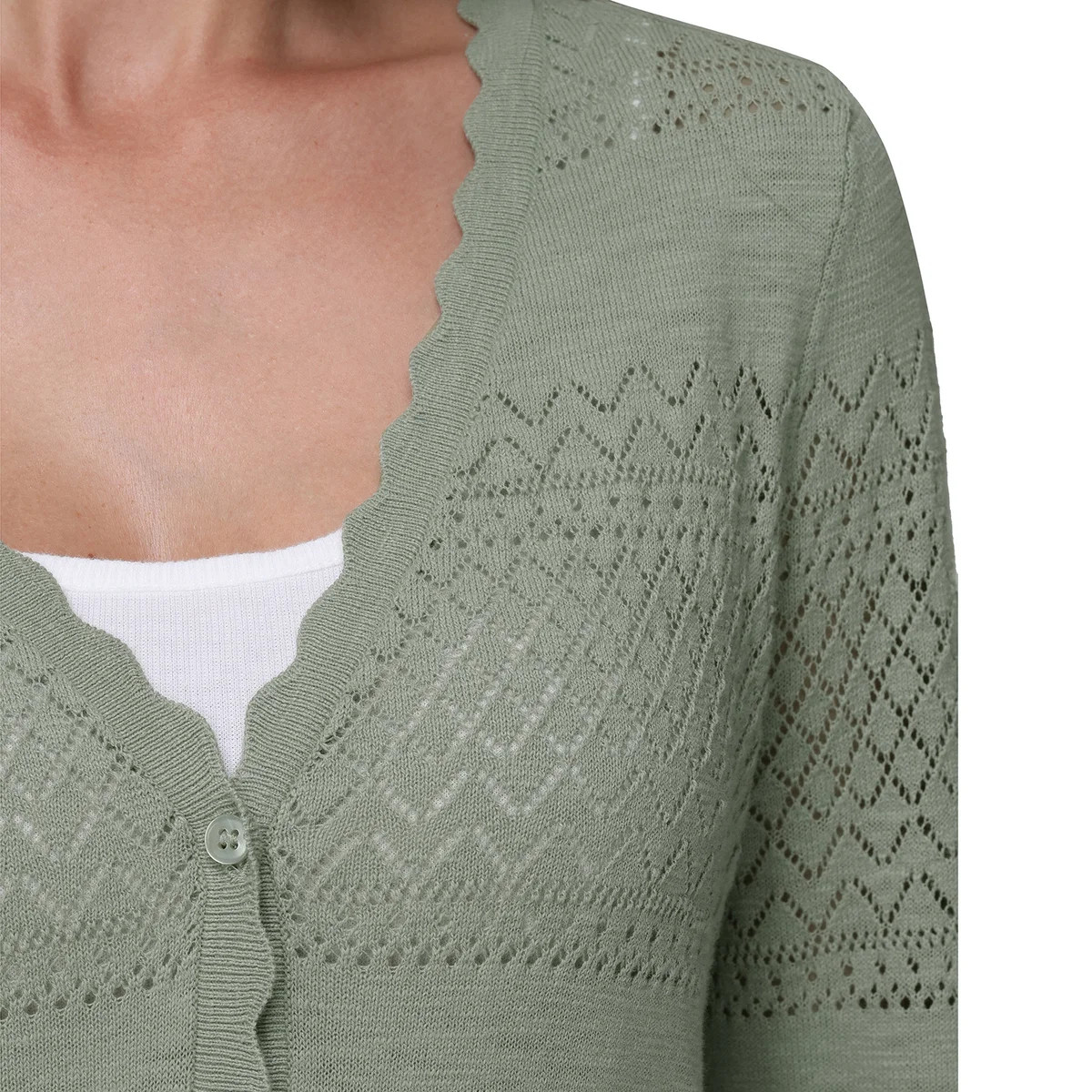 Frye Women’s Pointelle Cardigan