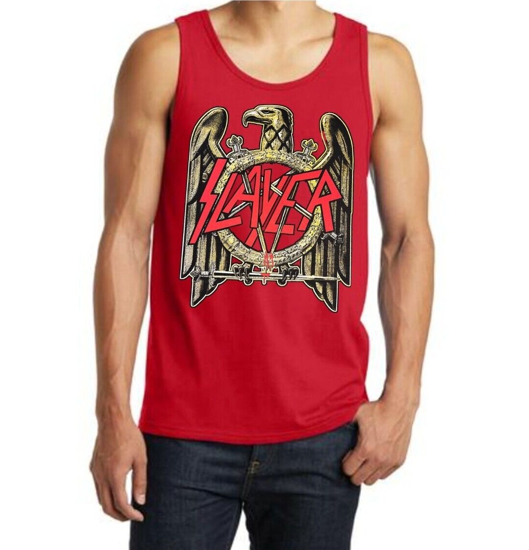 Slayer Eagle Tank Top Men’s Sizes (Multiple Variations)