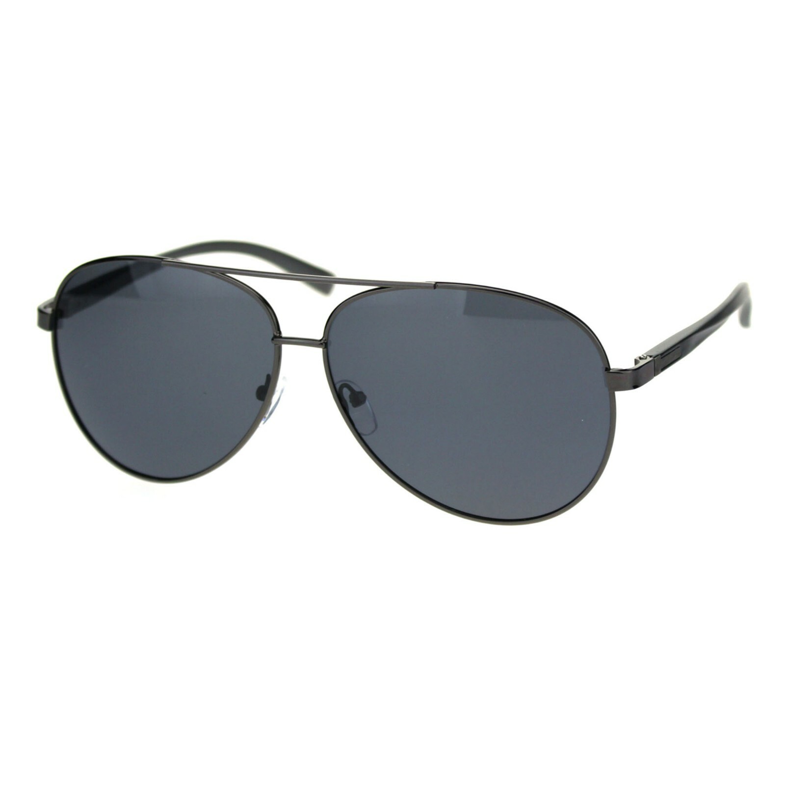 TAC Polarized Lens Sunglasses Men’s Round Pilot Spring Hinge UV400