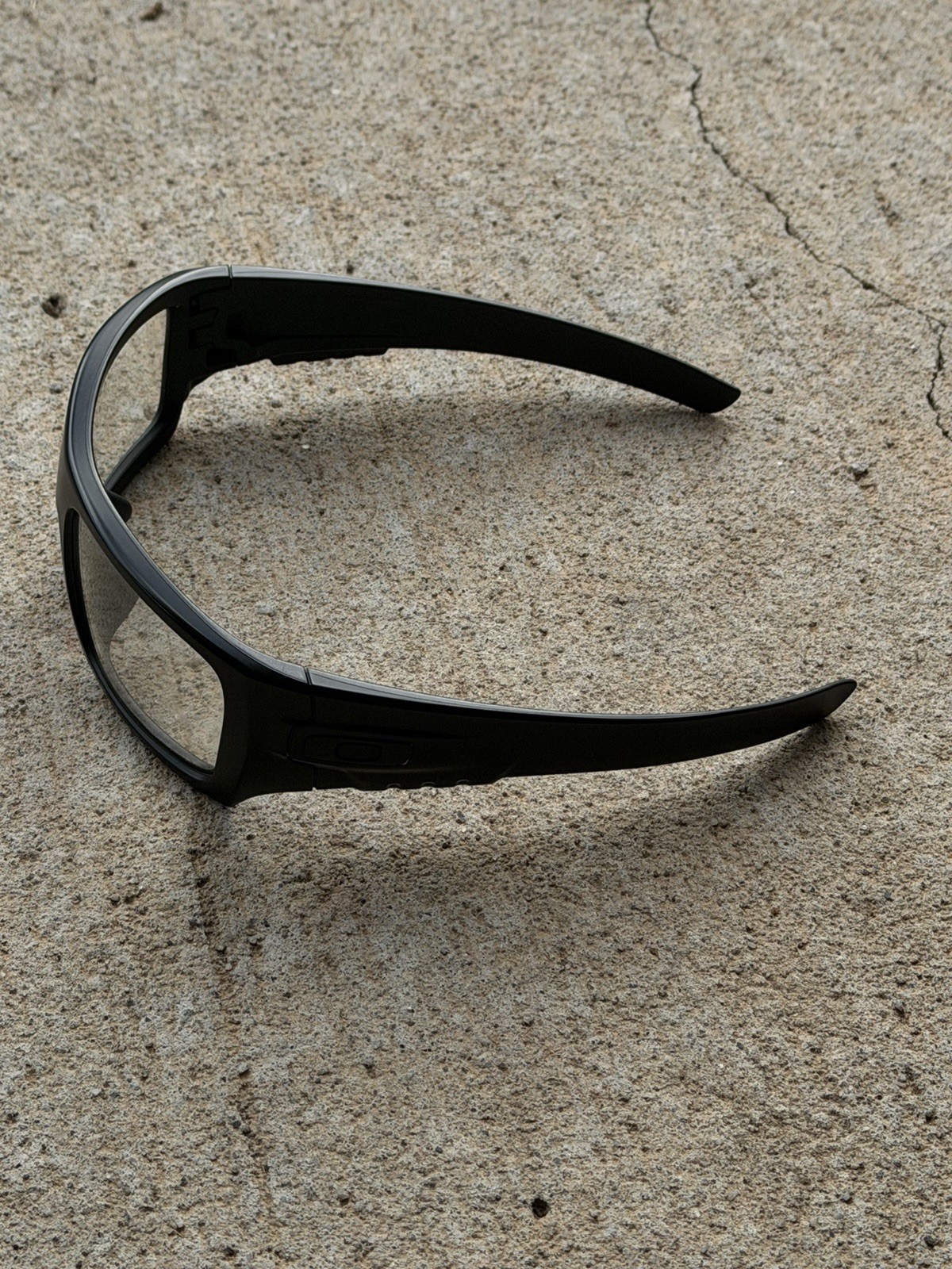 Oakley SI Industrial Det Cord Sunglasses OO9253-07 Matte Black W/ Clear Lens