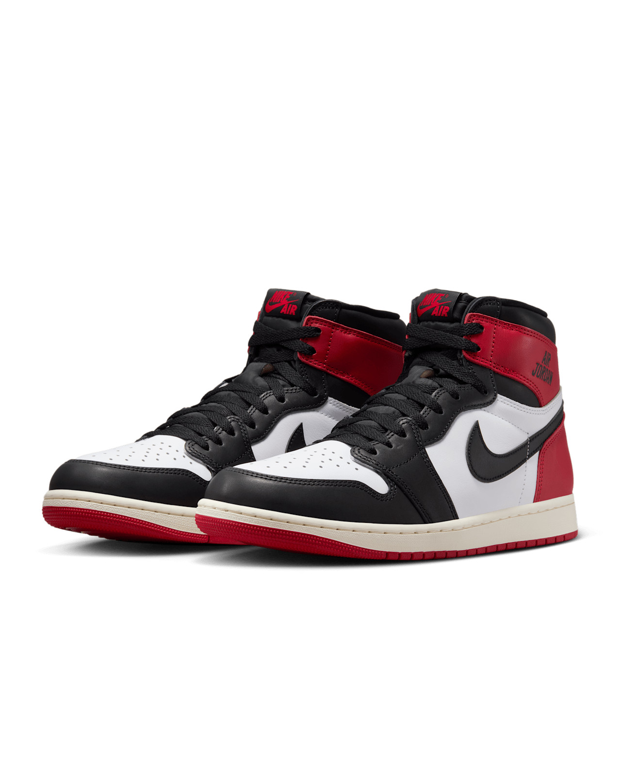 Nike Air Jordan 1 Retro High OG White Black VArsity Red DZ5485-106 Mens Size NEW