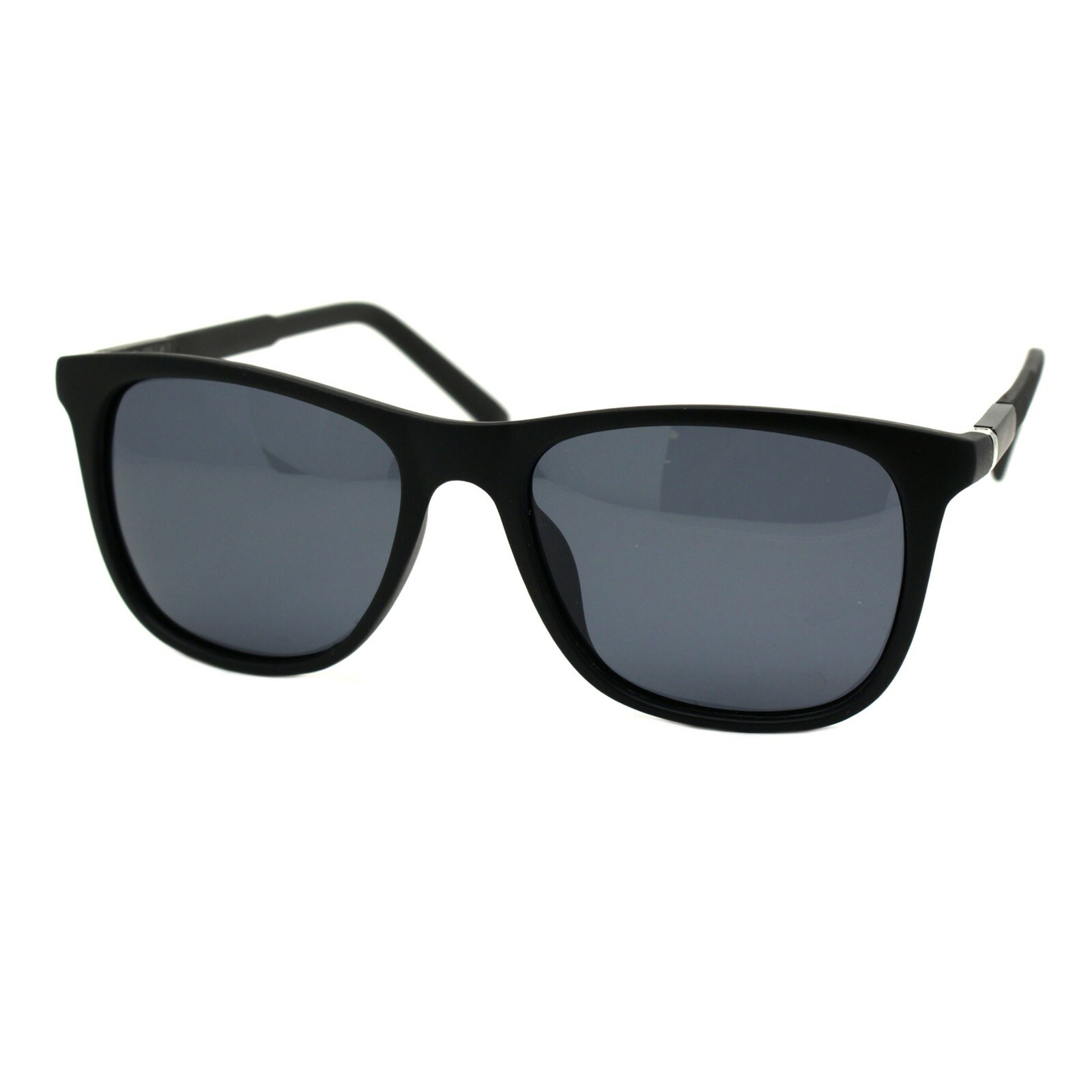 TAC Polarized Lens Mens Square Sunglasses Aluminum Temple Spring Hinge