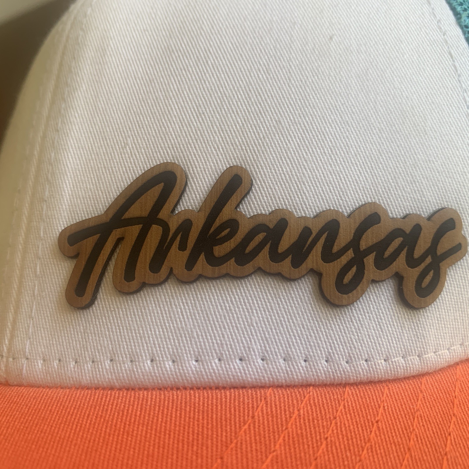 Arkansas Md/ Lg Low Profile Trucker Hat Snapback Mesh Back Cap 115CH Adjustable