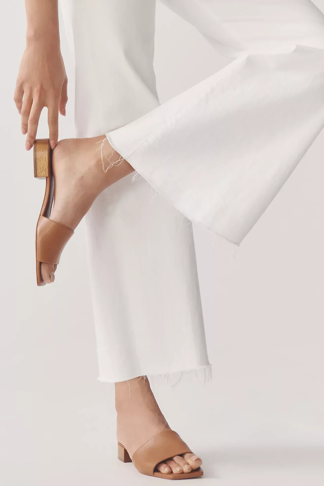 Anthropologie MOTHER The Hustler Roller High-Rise Ankle Jeans