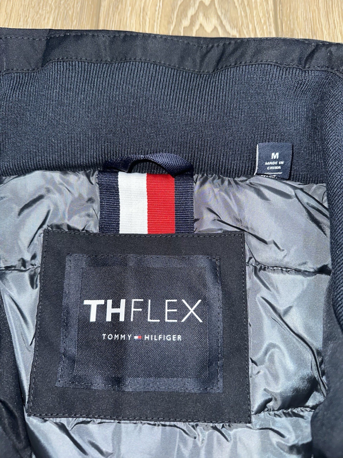 Tommy Hilfiger Men’s TH Flex Wind ResistantJacket Navy