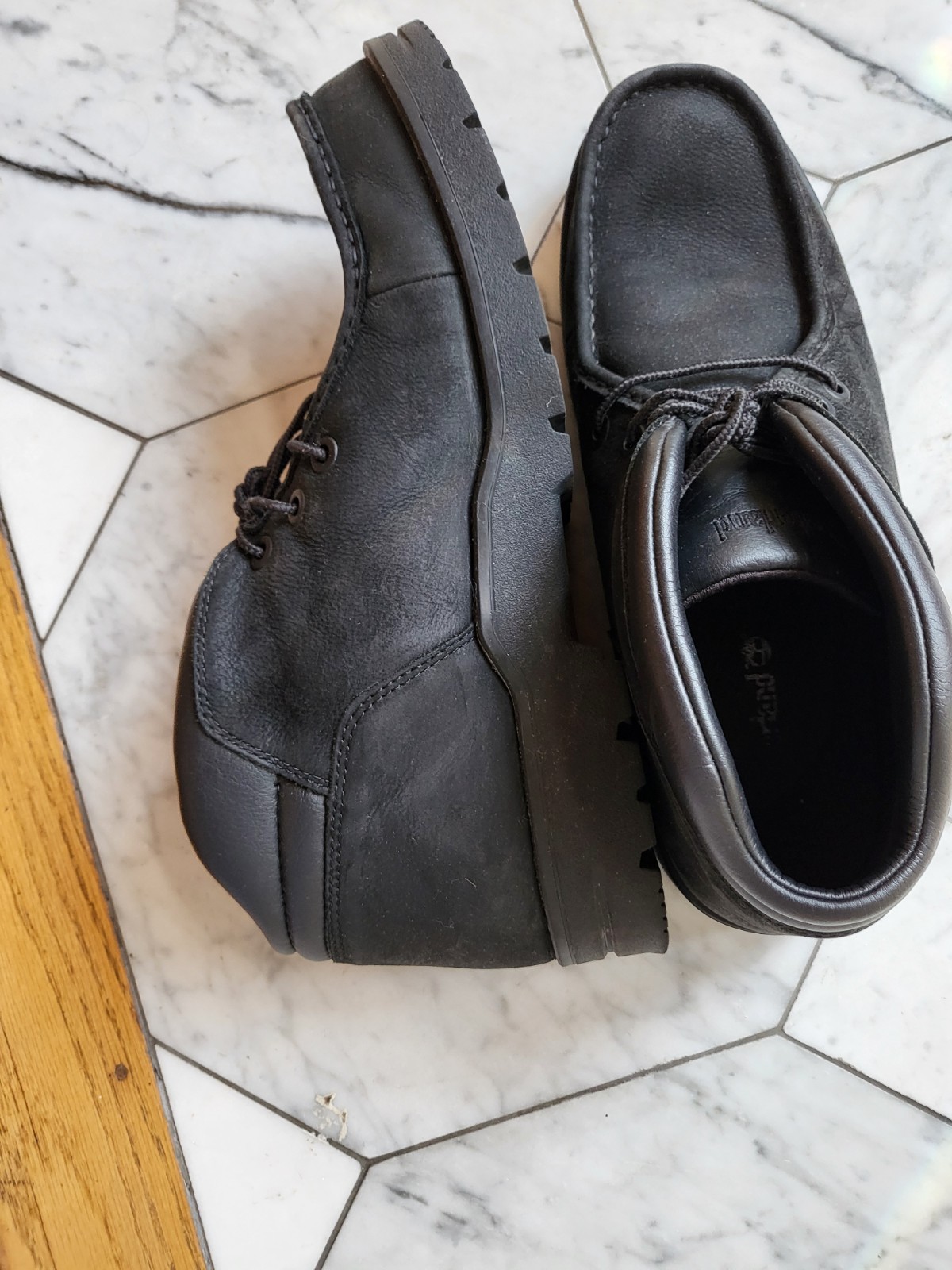 Timberland Men’s Newtonbrook Moc Toe Chukka Boot Black Nubuck US Size 12