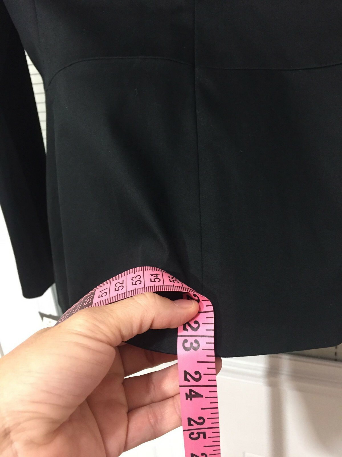 Kate Hill Women’s Single Button Black Blazer Natural Blend Sz 6 Petite MSRP $120