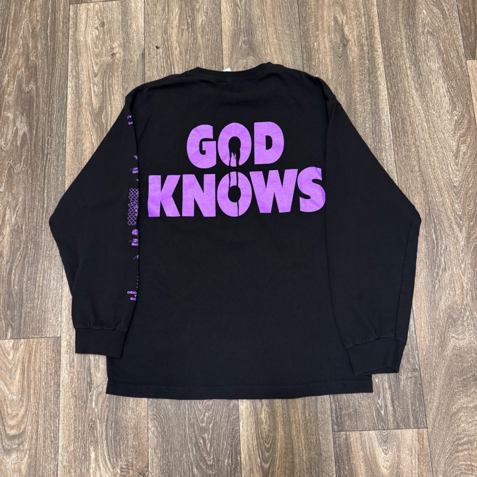 Knocked Loose God Knows Long Sleeve Shirt Men’s M Black Metalcore Deathcore