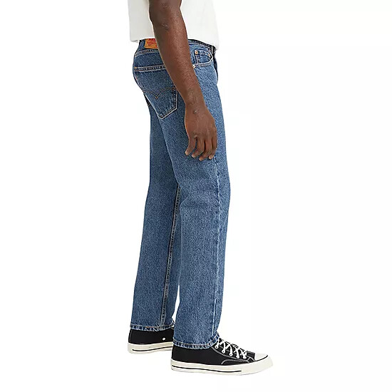 Levi’s 505 Mens Straight Fit Stonewash Blue Denim Jeans All Sizes Reg Big Tall