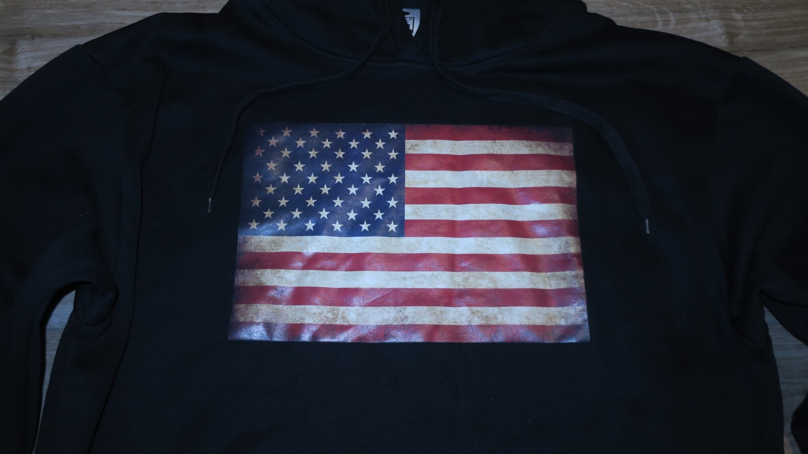 Boss Wear Men’s XL USA American Flag Hoodie Sweatshirt Pride United States ✅