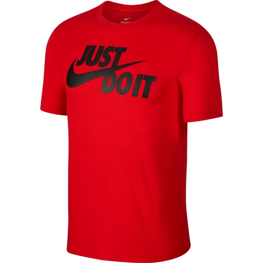 Nike Men’s T-Shirt Sportswear “Just Do It” Short Sleeve Crew Neck Athletic Shirt