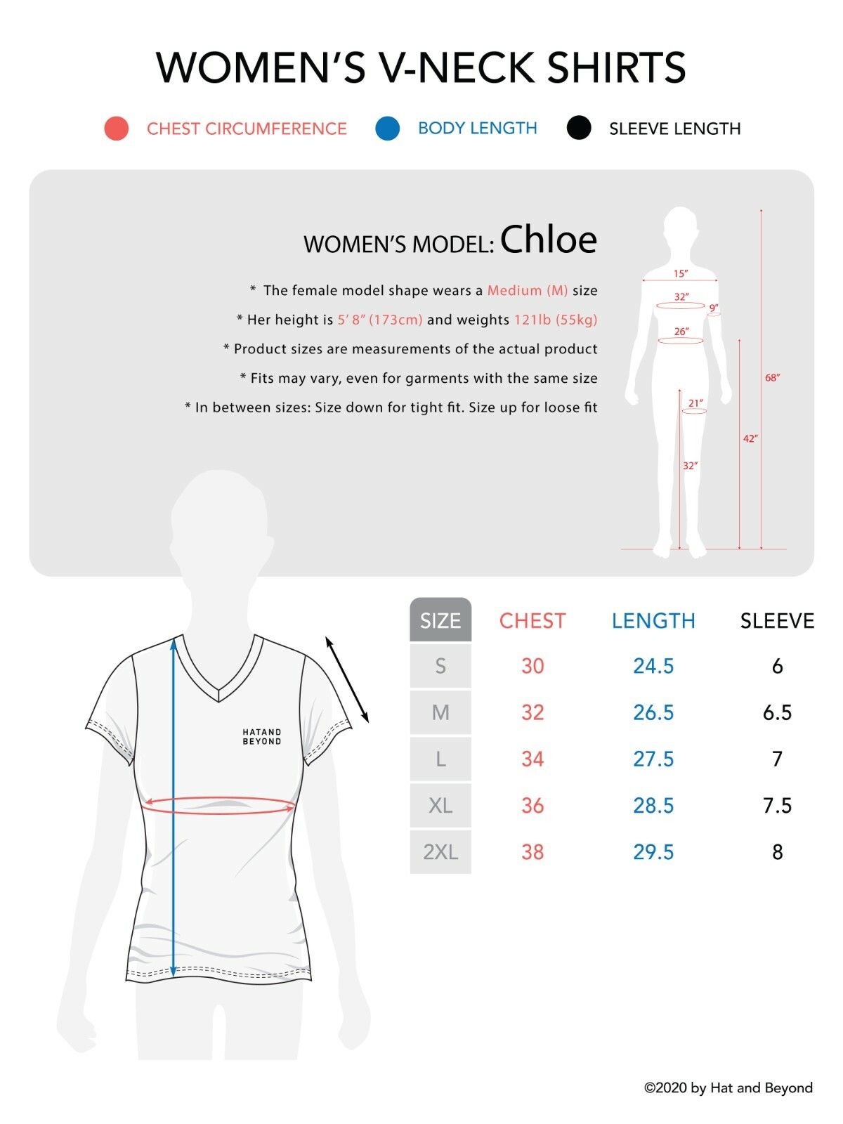 Womens Basic V Neck T Shirts Solid Color Plain Tee Top Stretch Layer Fitted