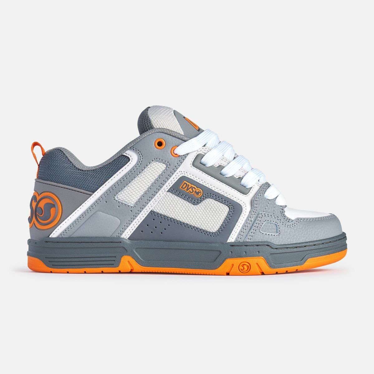 DVS Men’s Comanche Skate Shoe Charcoal/Grey/Orange – DV01318017, Charcoal/Grey/O