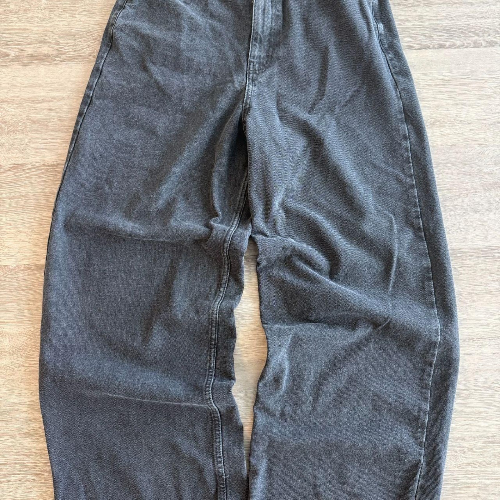 Scuffers Co. Baggy Wide-Leg Denim Jeans — Size 42