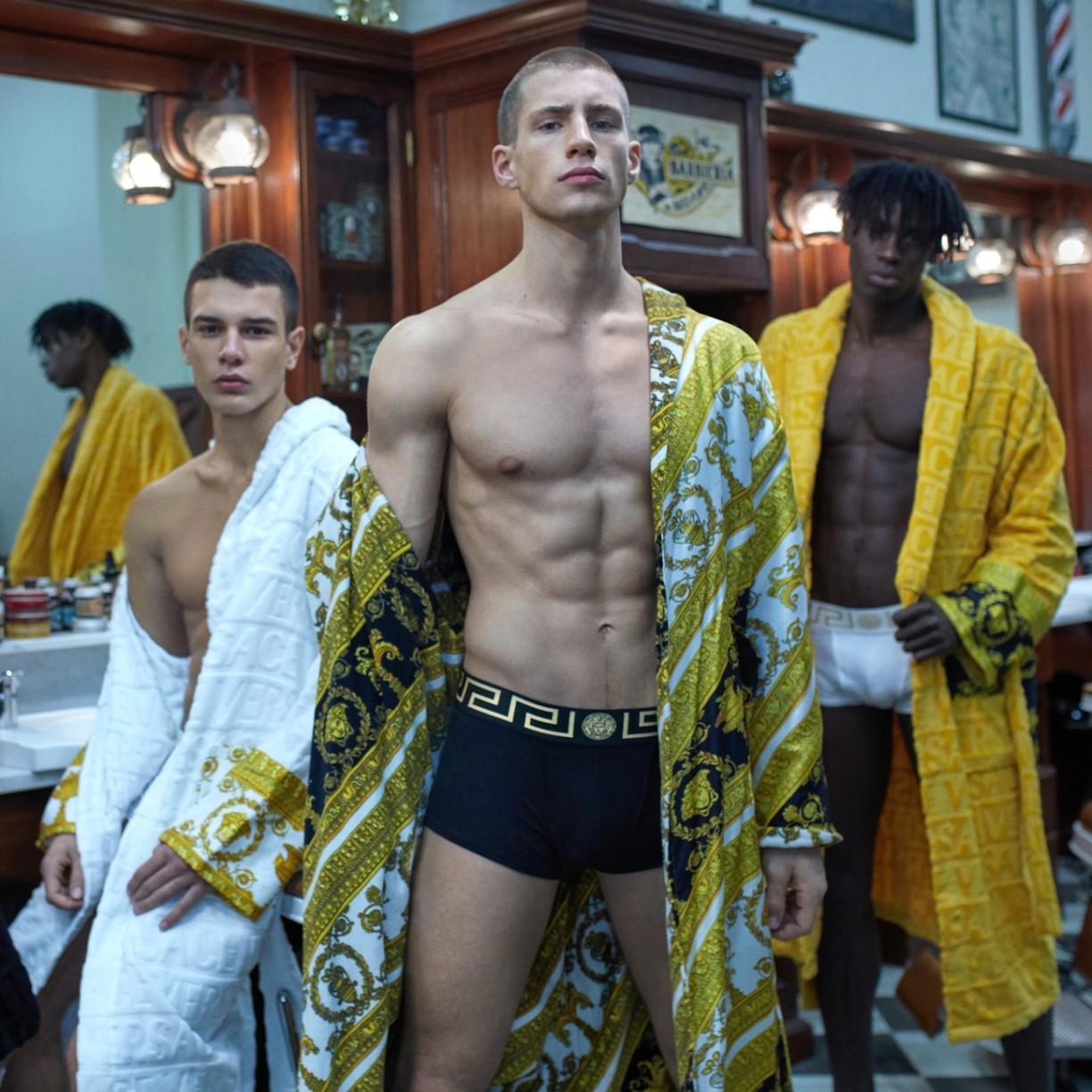 2026 Summer SALE Genuine NEW Versace Black Boxer Briefs 3-Pack S-L