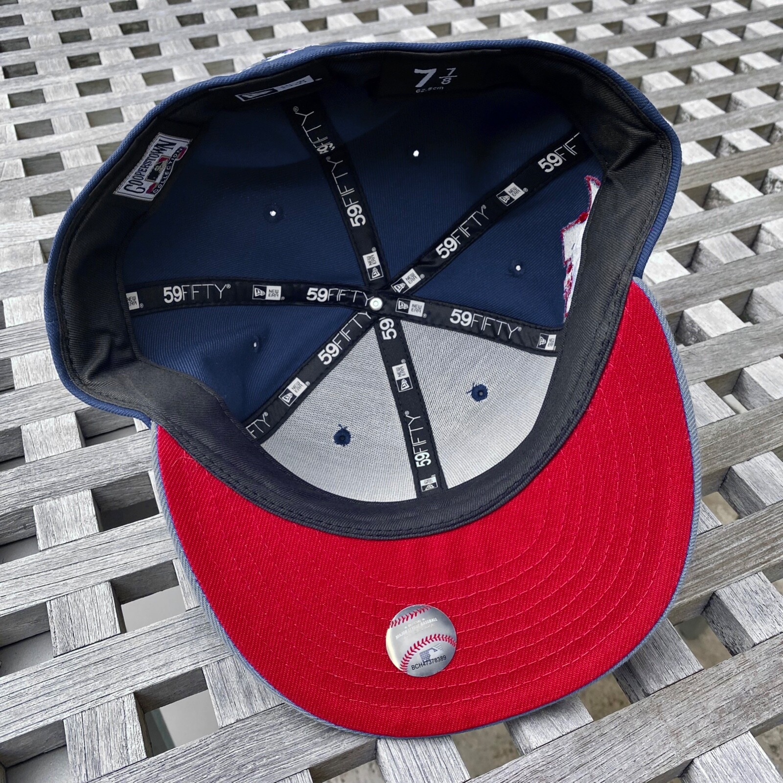 Texas Rangers State Alt Logo 40 Patch New Era 59FIFTY 2 Tone Hat Club 7 7/8