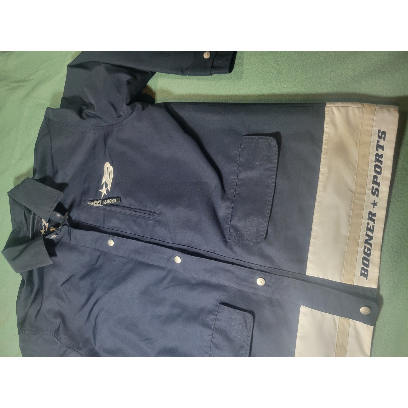 BOGNER SPORTS Men’s Navy Jacket XL Chest Water-Resistant Windcheater