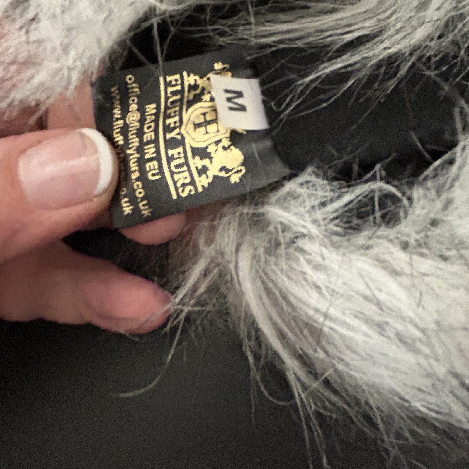Fluffy Furs EU Faux Arctic Fox Fur Hat Medium Winter Glam Mob Wife