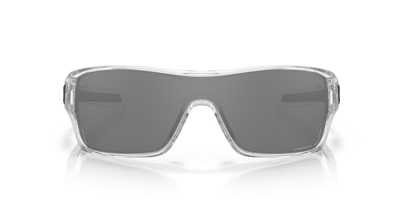 Oakley Turbine Rotor Polished Clear/Prizm Black Polarized Sunglasses OO9307-1632
