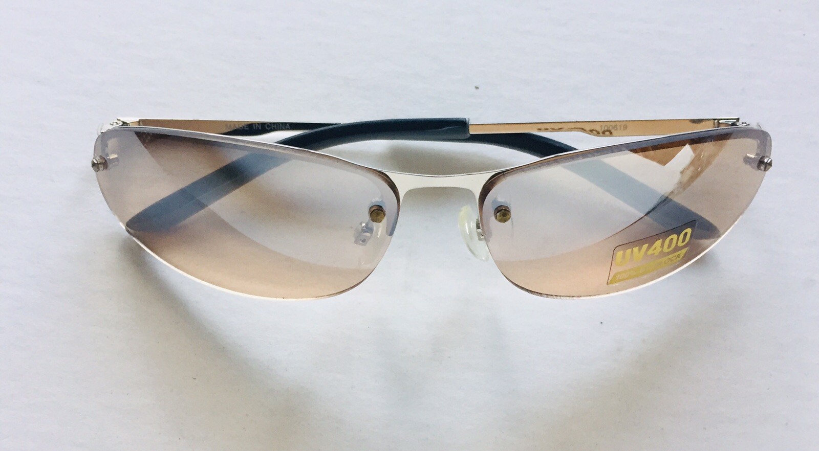 One SUNGLASSES UV400 100%UV Block Silver Metal Frame+Lens Different Color (M30)