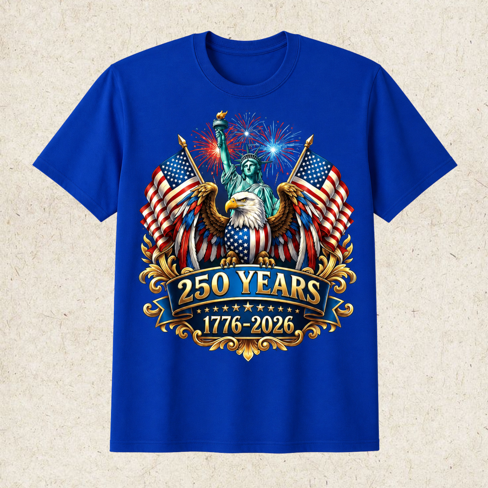 250th Anniversary USA 250 Year America Patriotic 4th of July T-Shirt