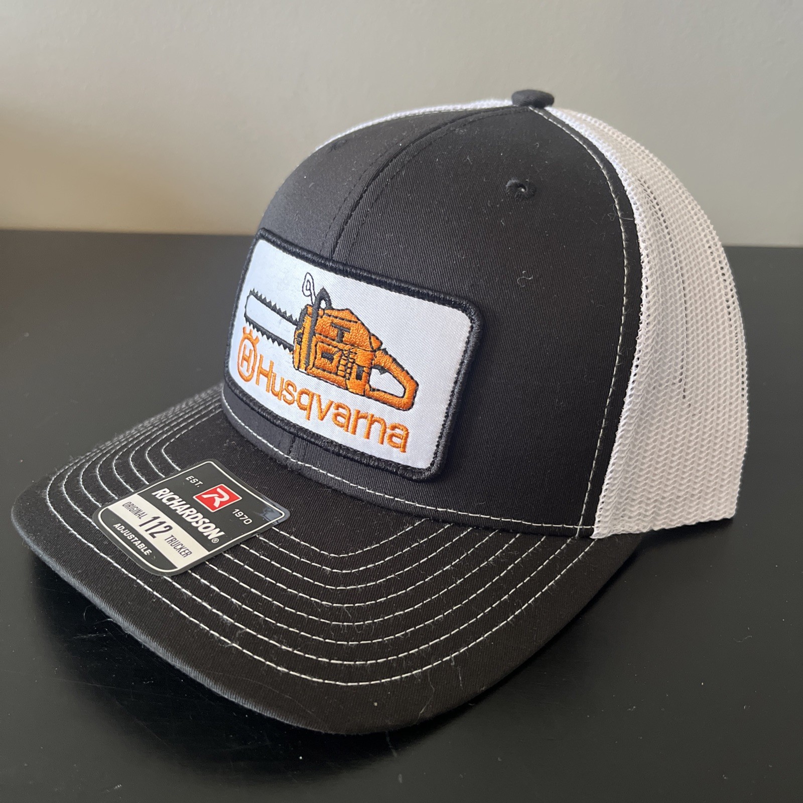 Husqvarna Chainsaw Lawn Equipment Trucker Hat Richardson 112 Cap
