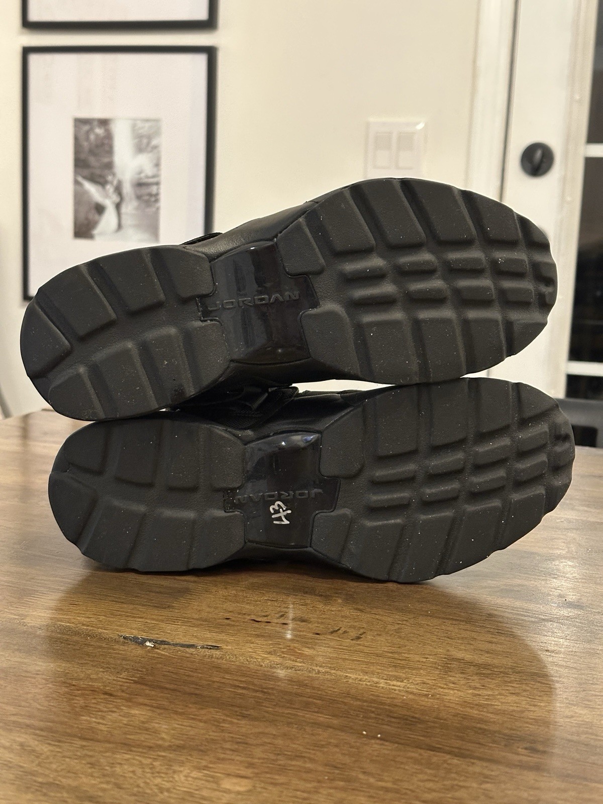 Jordan Air Jordan Trunner size 9 LX Triple Black Mid Top Hook