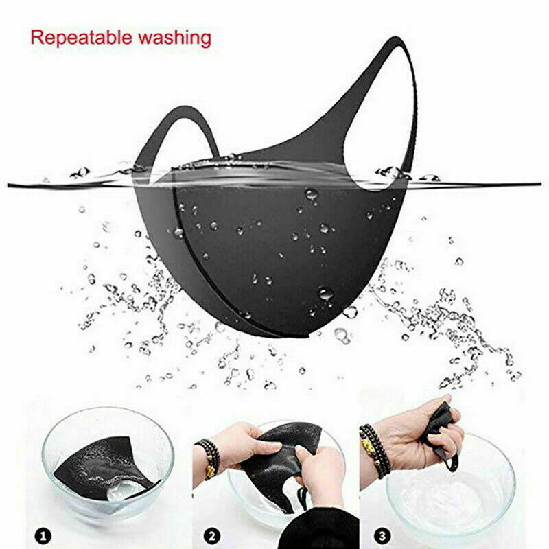 Face Mask, Black Fashion Washable, Reusable, Breathable, Unisex Mask *US SELLER*