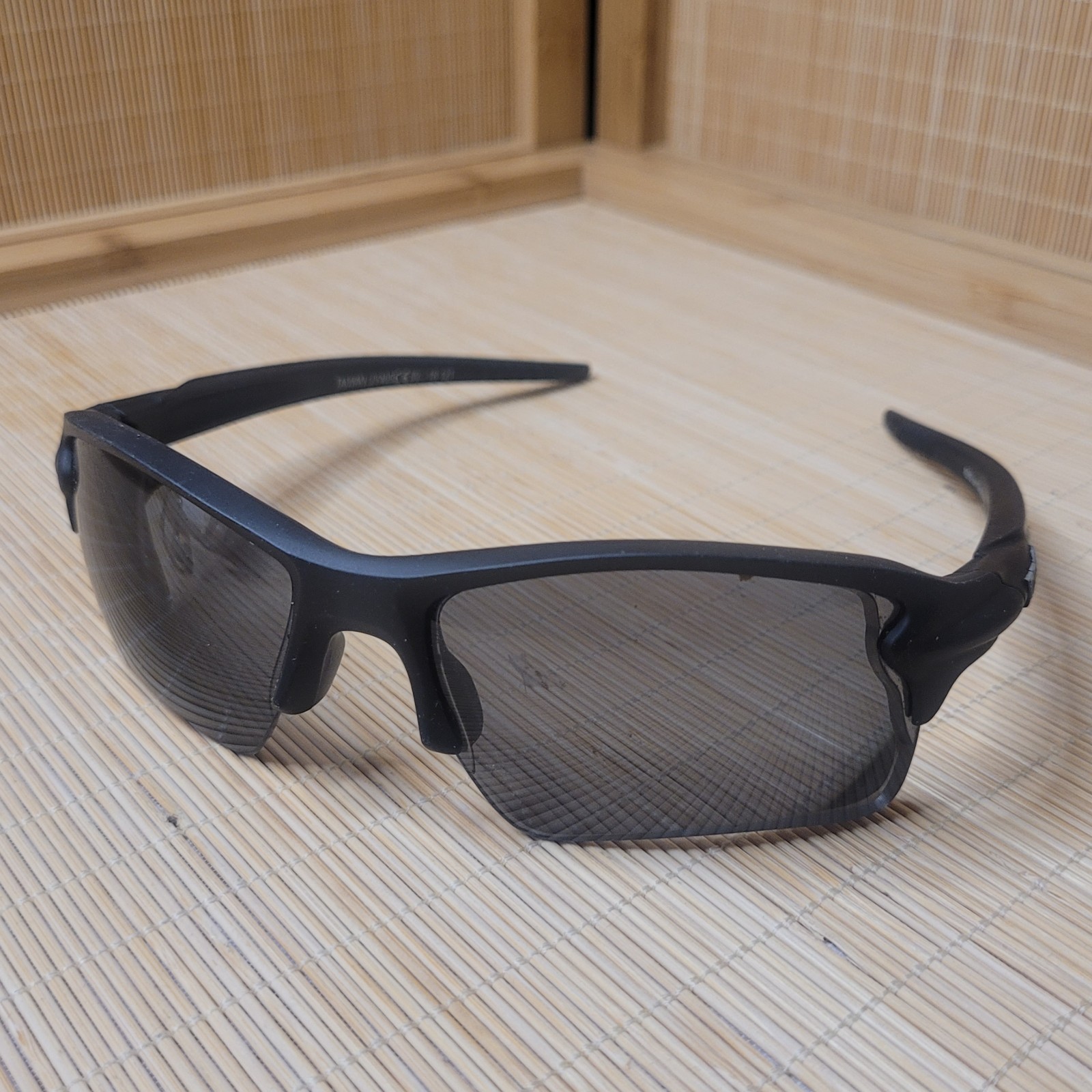 REKS Sling-Blade Performance Sunglasses – Matte Black – Unbreakable Frames UV400