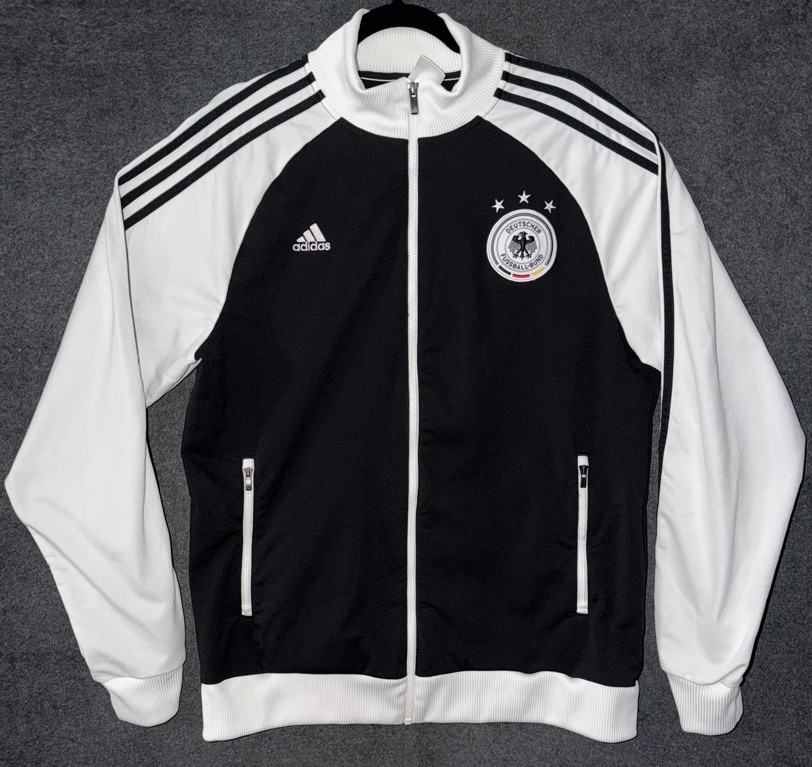 Adidas Sweatshirt Germany National Team Football German Jacket Zip G91185 Men XL