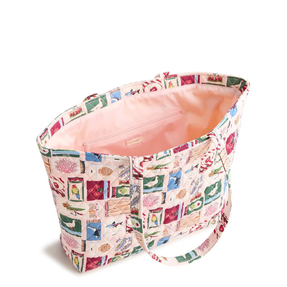 Vera Bradley Matchbook Collection East West Tote Bag – Pink