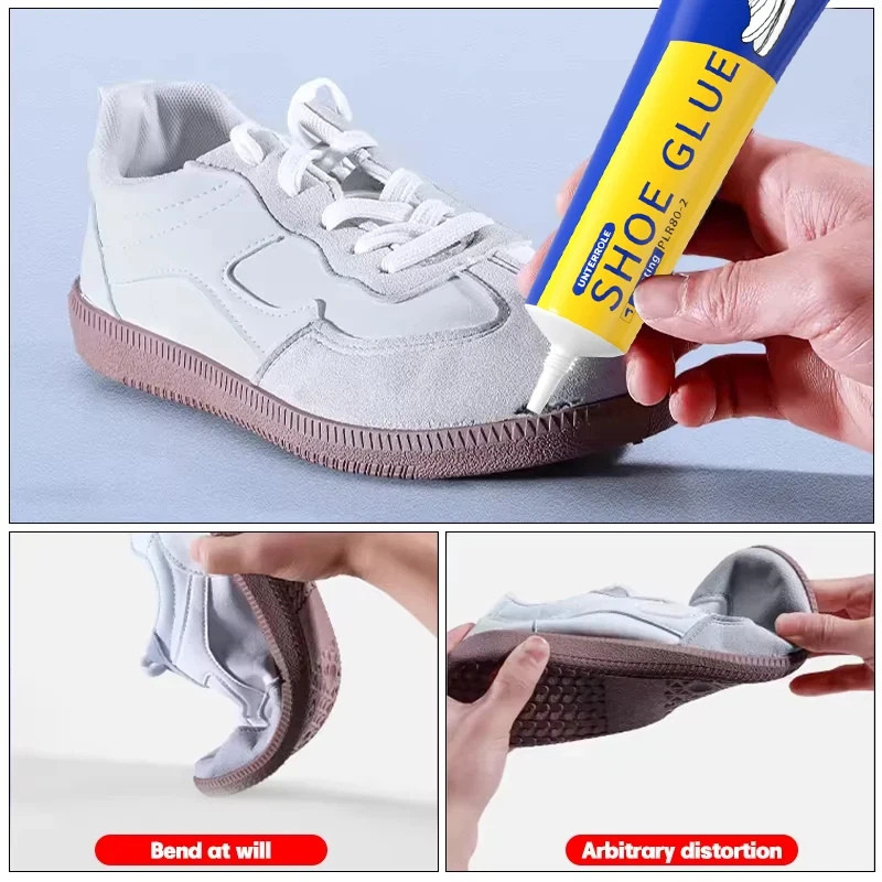 Shoe-Fix Glue: Pro Grade Shoe Repair Glue Adhesive for Boots, Heels, Soles, More