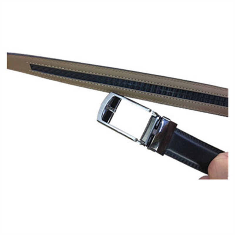 Cosy Installation Leather Belt Automatic Adjustable Men Gift Adult US Seller