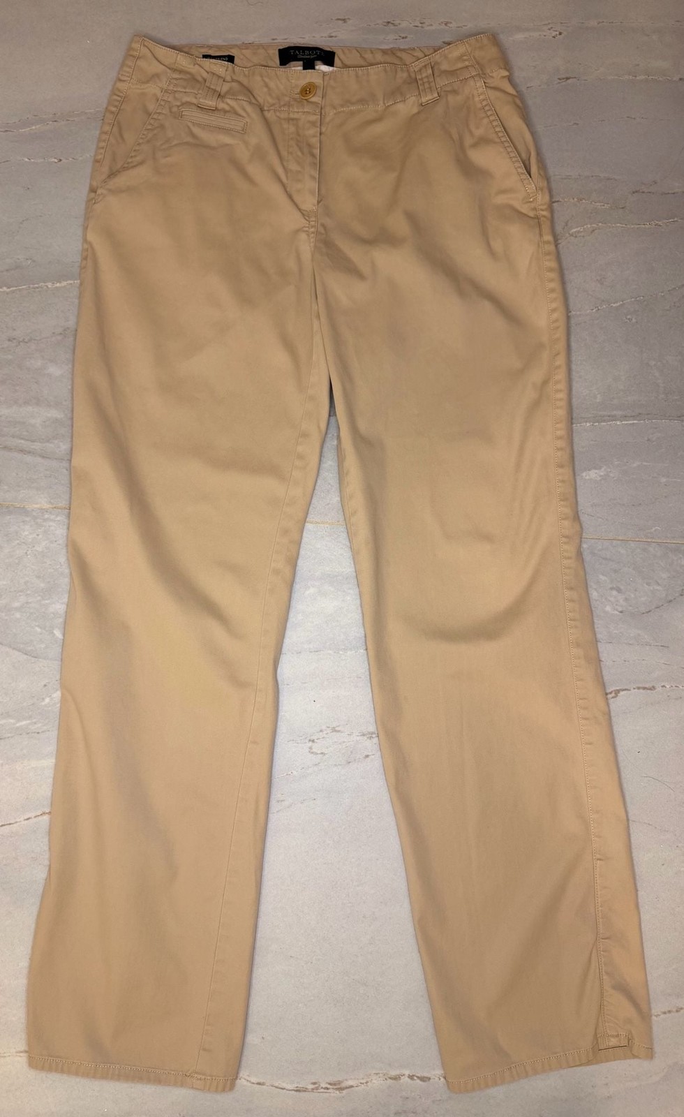 Talbots Boyfriend Chino Khaki Pants Size 4