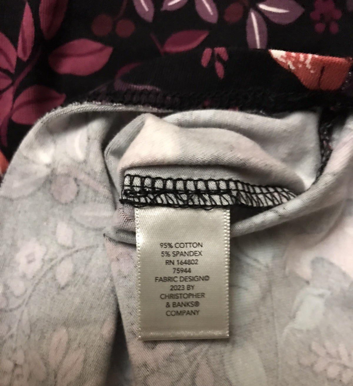 Christopher & Banks Women’s Sz XL All-Over Fox Print Long Sleeve Top NWT $44.95