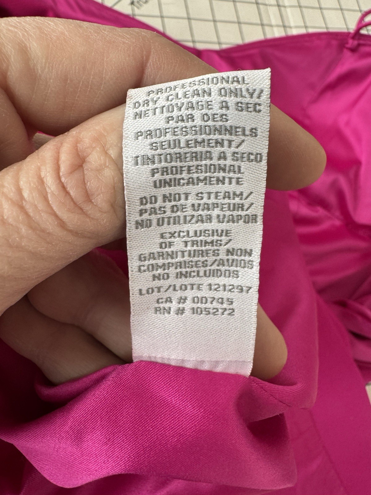 Theia Off Shoulder Column Gown Formal Dress Hot Barbie Pink Fuchsia size 10