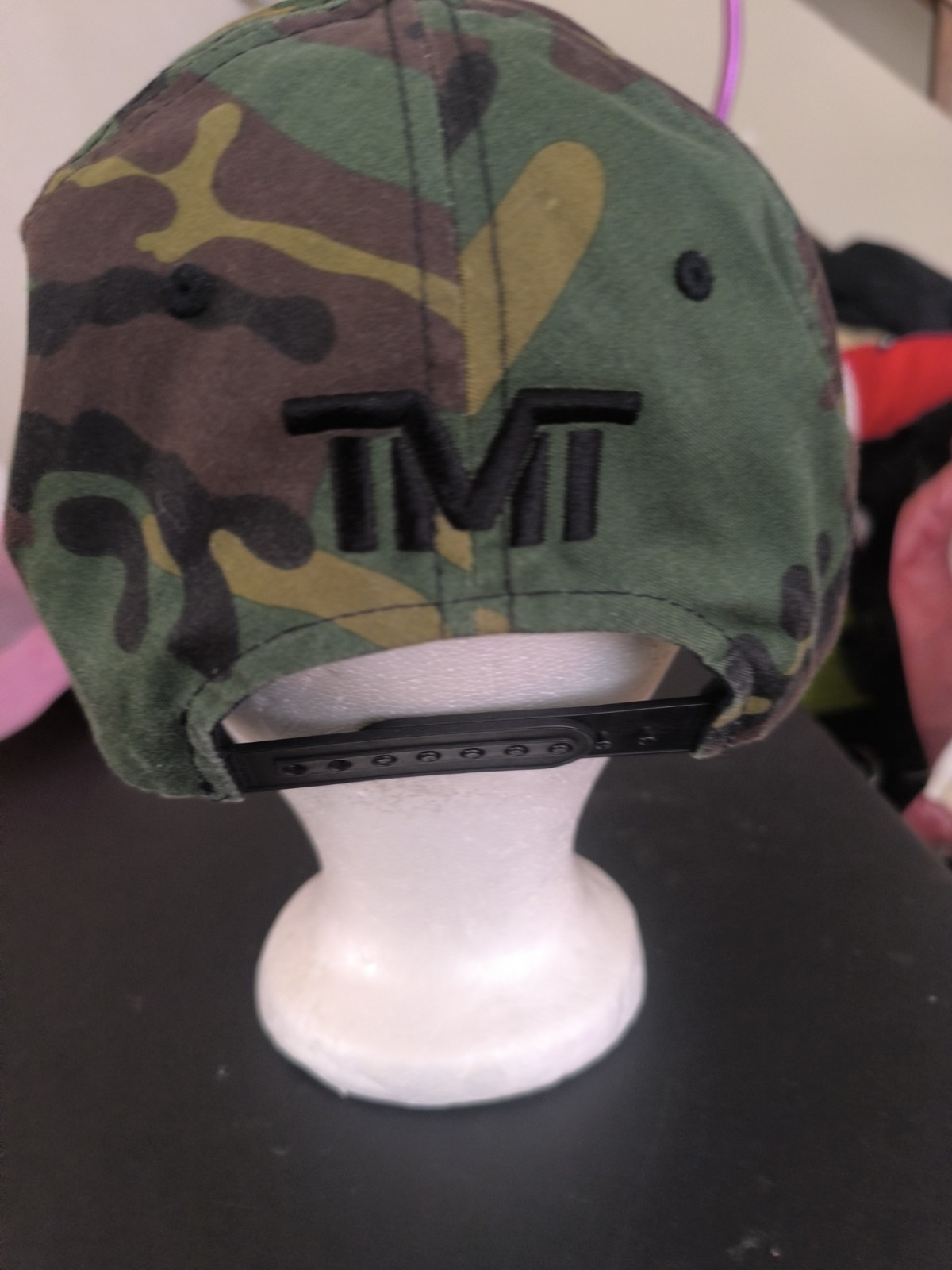 TMT Floyd money Mayweather promotions team camo snap back hat rare