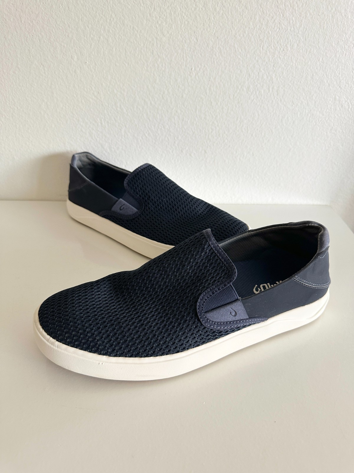 OLUKAI Lae’ahi Men’s Pavement Slip On Sneakers Convertible Blue Depth Men’s 10.5