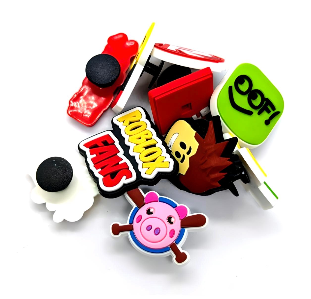 ROBLOX SHOE CHARMS (10pcs) Pack of Ten Cool Boy’s/Girl’s Game Gift Set Lot