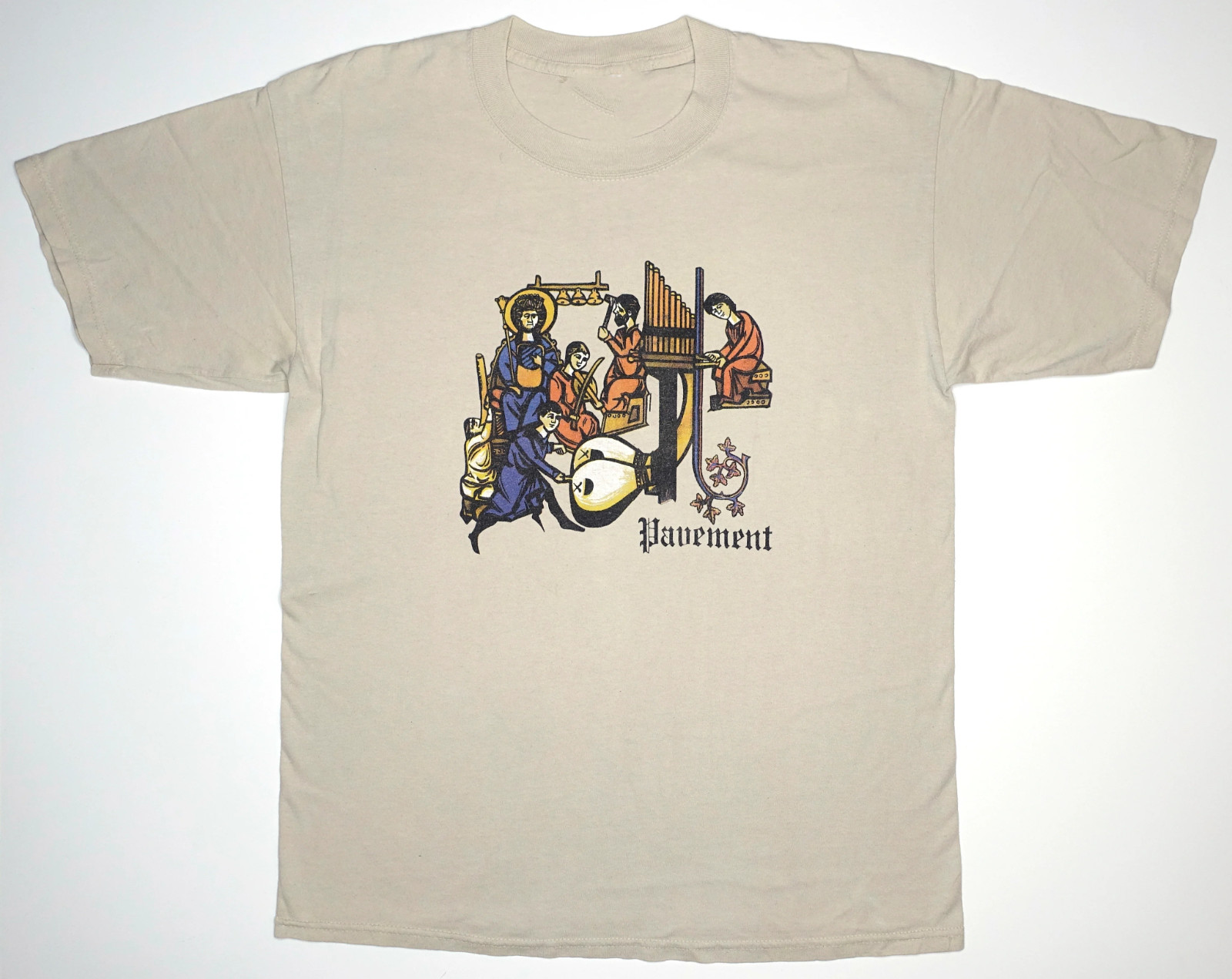 VTG Pavement Band Monk Band 90’s Tour Cotton White T Shirt S-5XL EN693