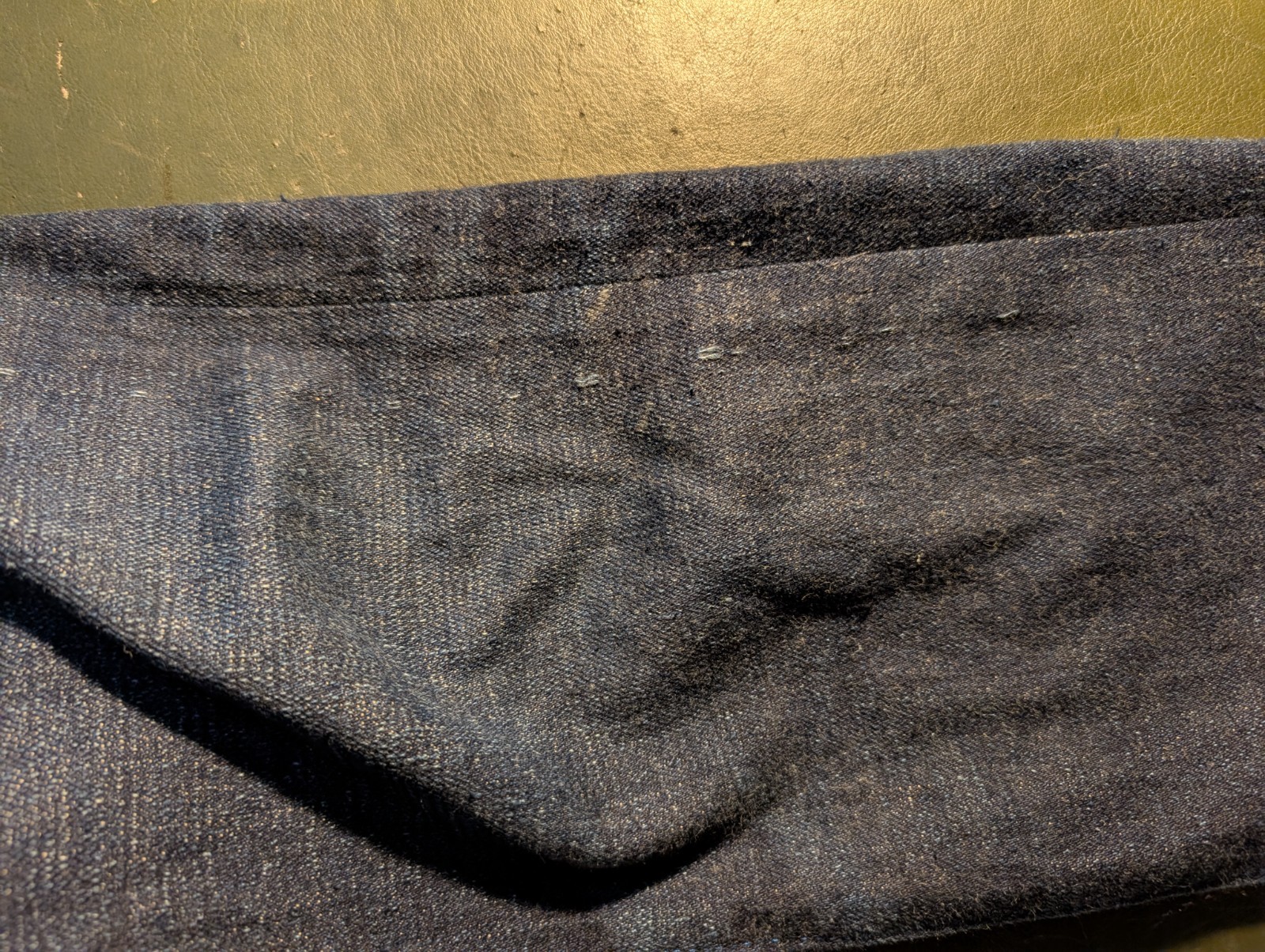 Tanuki Denim Selvedge Jeans – Slim fit, low rise, button fly.