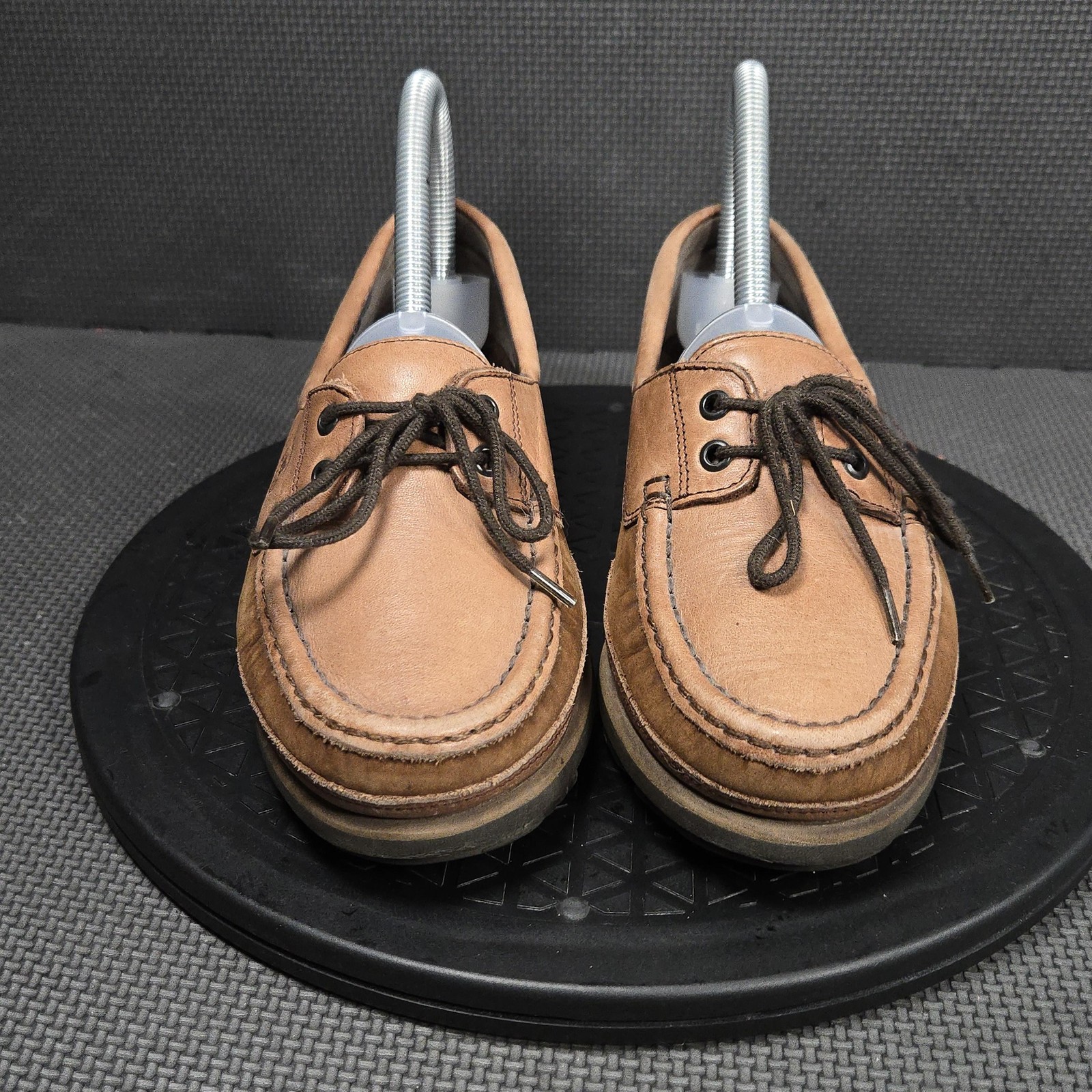 Mephisto Ralyn Shoes Womens Size 6 Brown Leather Moc Toe Boat Comfort Casual