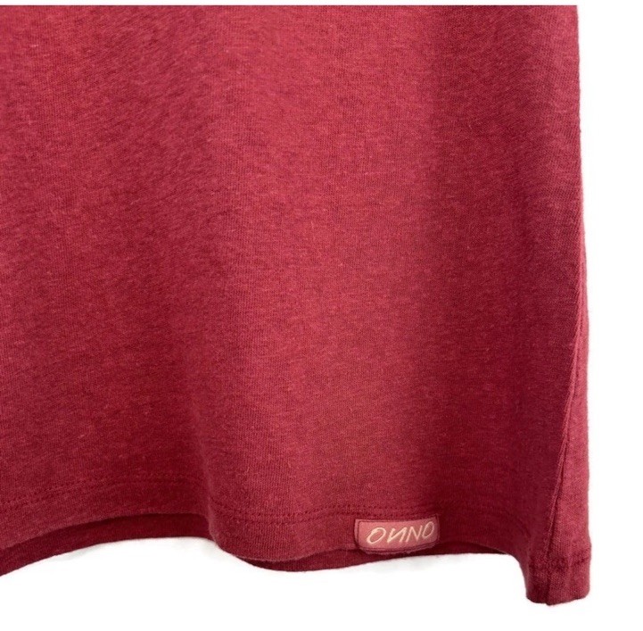 Onno Women’s Hemp Organic Pima Cotton T-Shirt Cardinal Red Sz XL NWT Soft