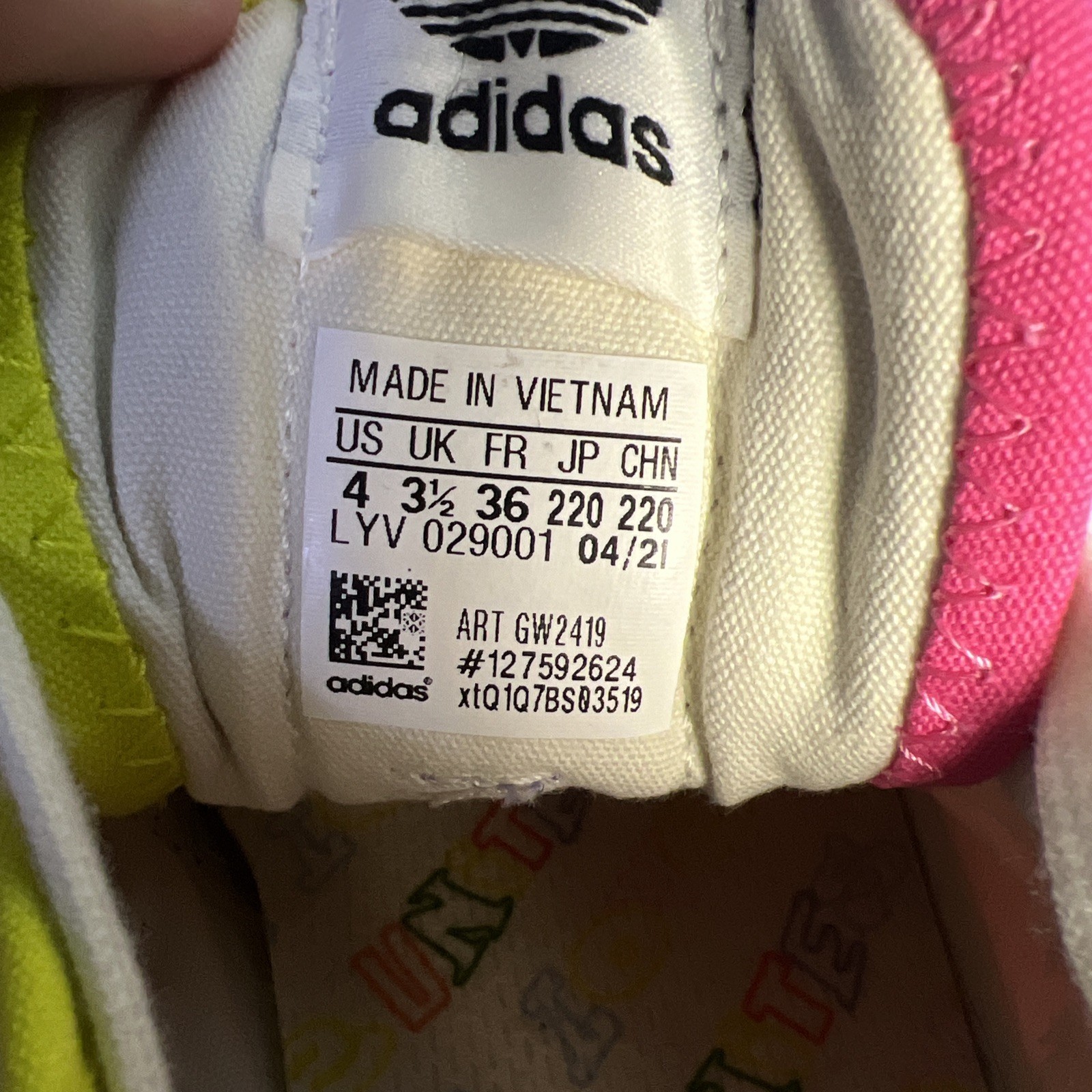 Adidas Originals Nizza Pride Love Unites Men 4 Women 6 Casual GW2419 Lk Nw
