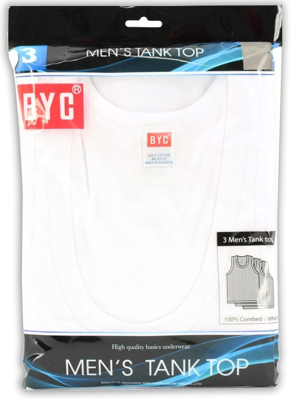 12 Pack BYC Men’s 100% Cotton White Undershirts Tank Top A Shirts MT01