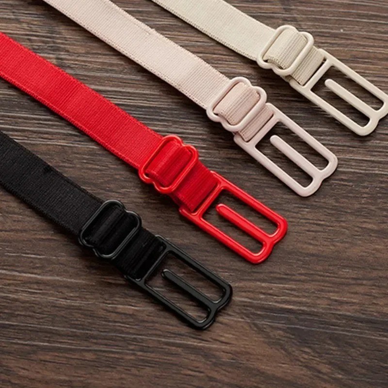 4-8pcs Bra Strap Clips Elastic Non-slip Strap Holder Women Bra Rope Adjustable