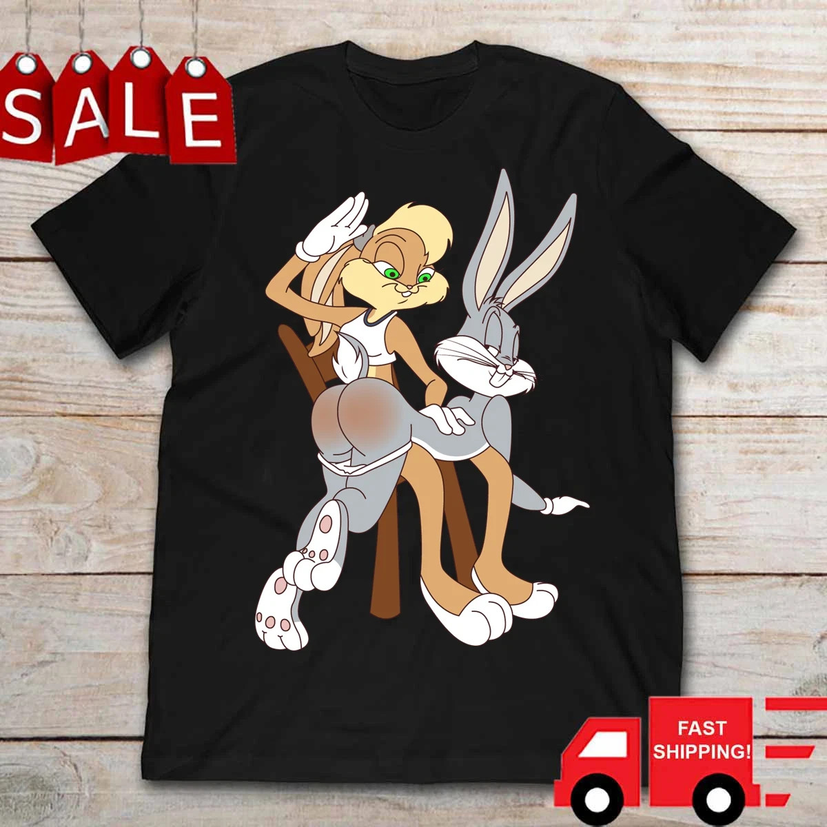 Lola Bug Lola Bunny Funny Shirt Short Sleeve Black Unisex Size S-5XL HL365