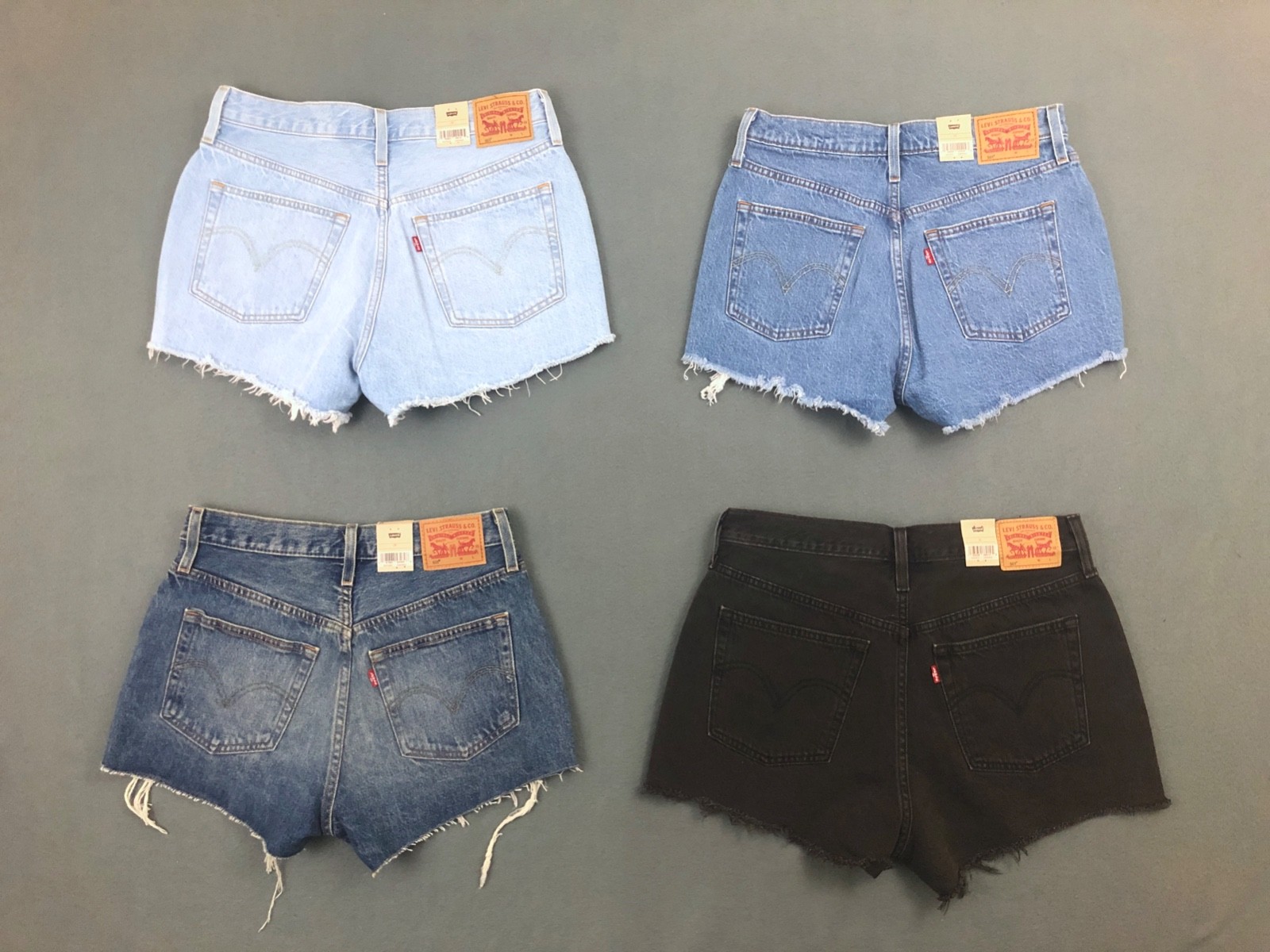 NWT Women’s Levi’s 501 Denim High Rise Cut Off Shorts – U Pick Color + Size
