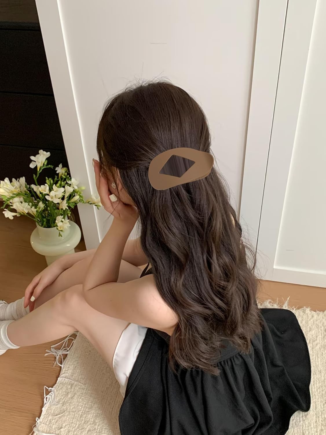 6 Pack Flat Hair Clips for Women – Non-Slip Duckbill Hair Barrettes for Thic